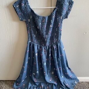 Blue Floral Dress